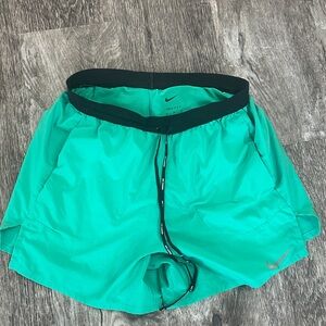 Nike Teal Running Shorts-Medium
